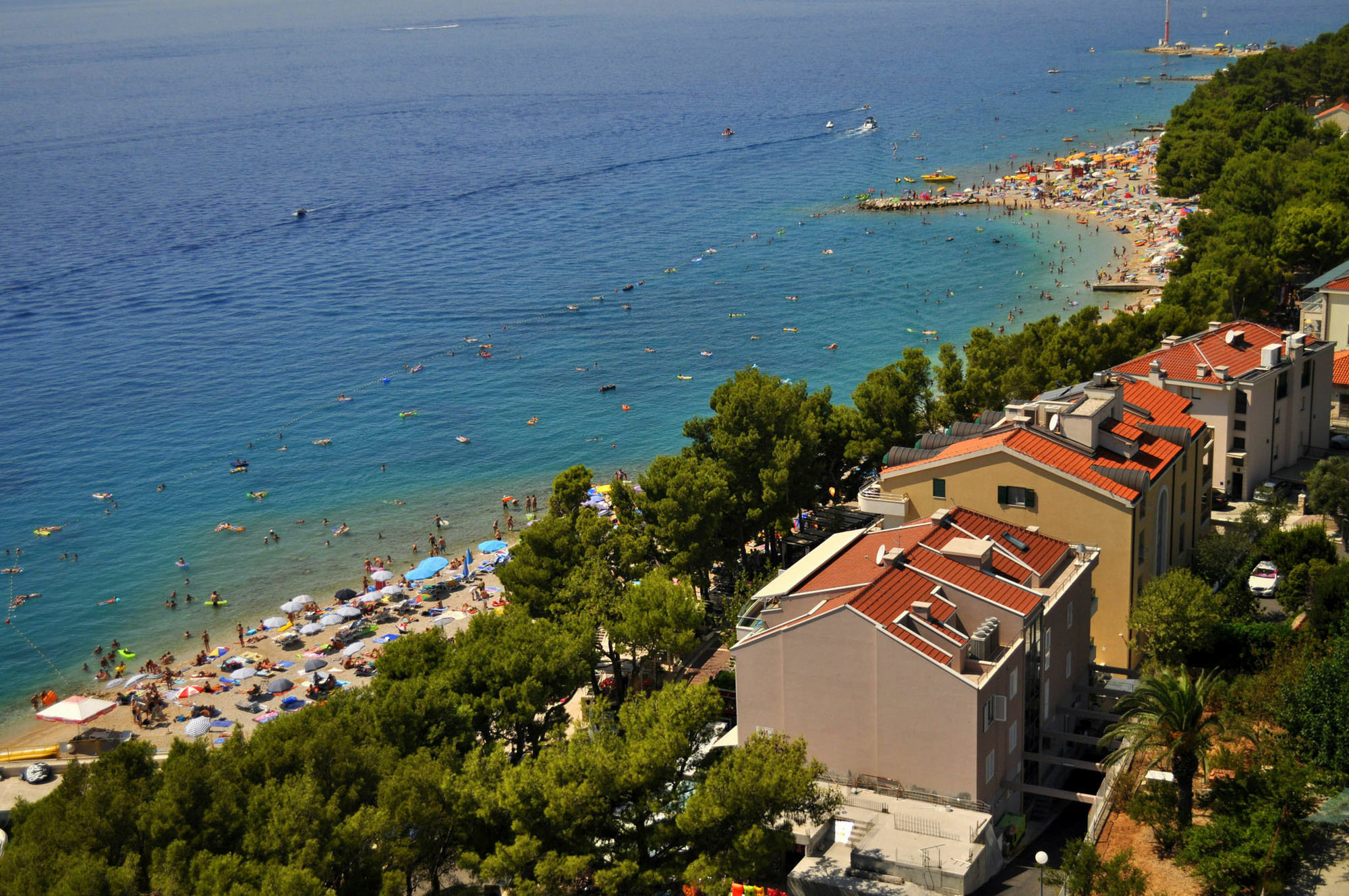 Hotel Milenij Makarska Bagian luar foto